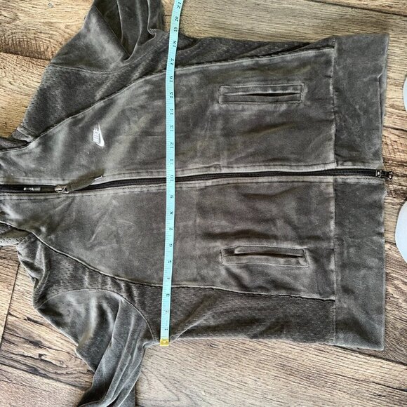 Nike Womens Viva Velour Soft Track Jacket Size Medium Full Zip - Picture 7 of 11